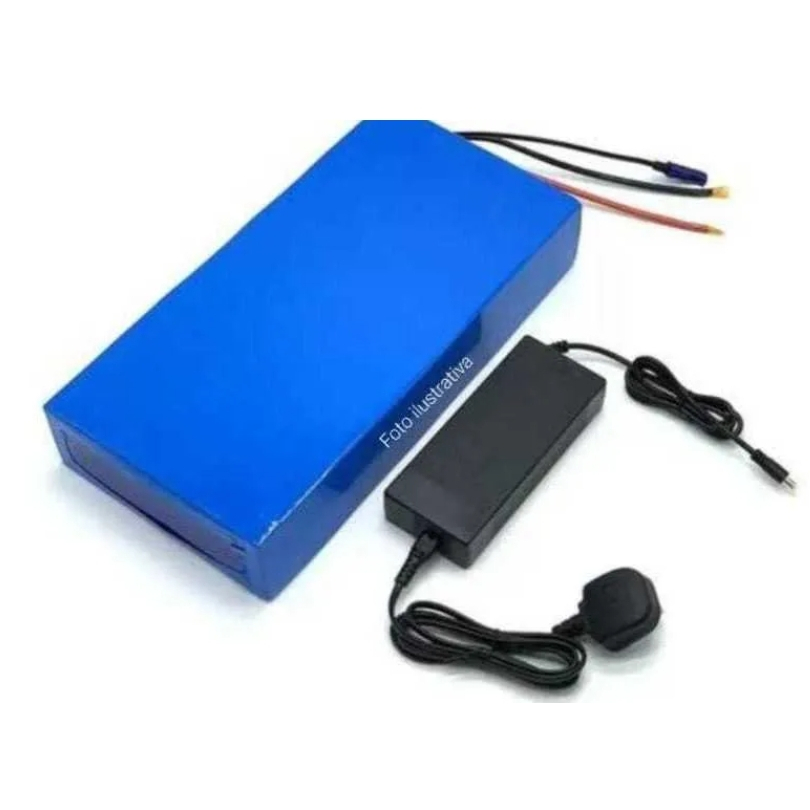 Bateria Bicicleta Elétrica 48v 10ah + Carregador Plug P4