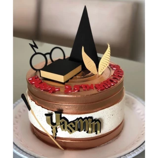 Topper de Bolo Harry Potter Topo Personalizado