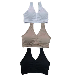 Kit 3 Top Regata Academia Fitness Básico Com Bojo Removível Super Confortavel