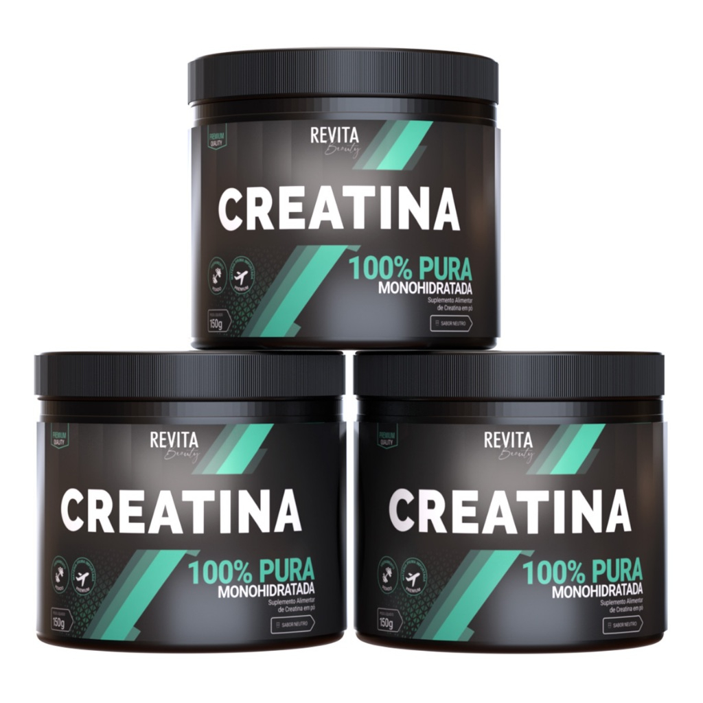 Creatina Pura Monohidratada 100% Pura Creatine Pure Monoidratada 150g ...