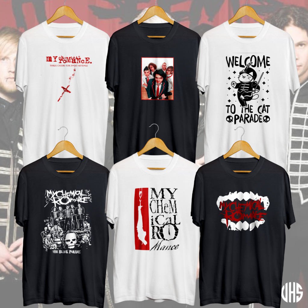 Camisa My Chemical Romance Black Parade Three Cheers For Sweet