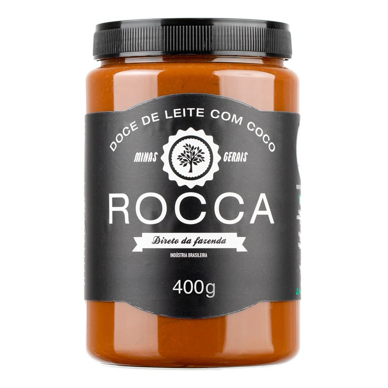 Doce de leite Rocca C/Coco 400g | Shopee Brasil