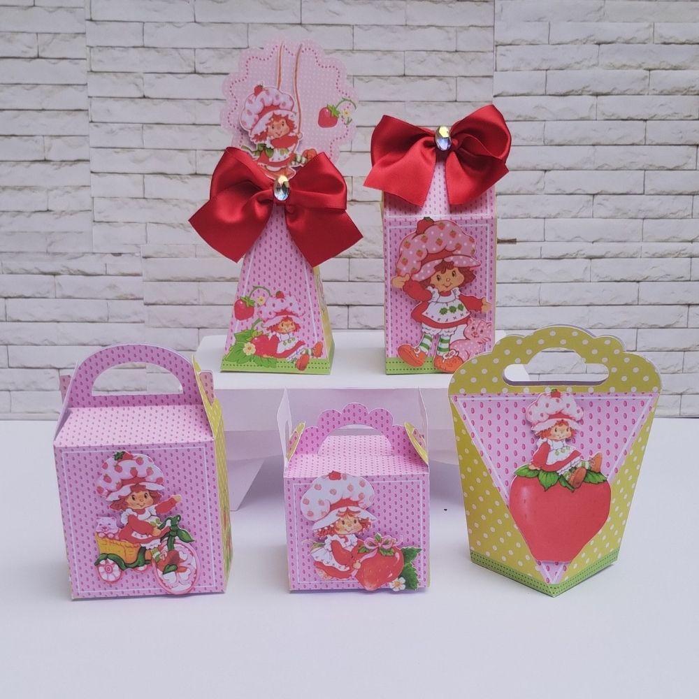 Kit de Festa Personalizado Moranguinho Vintage | Aniversário ...