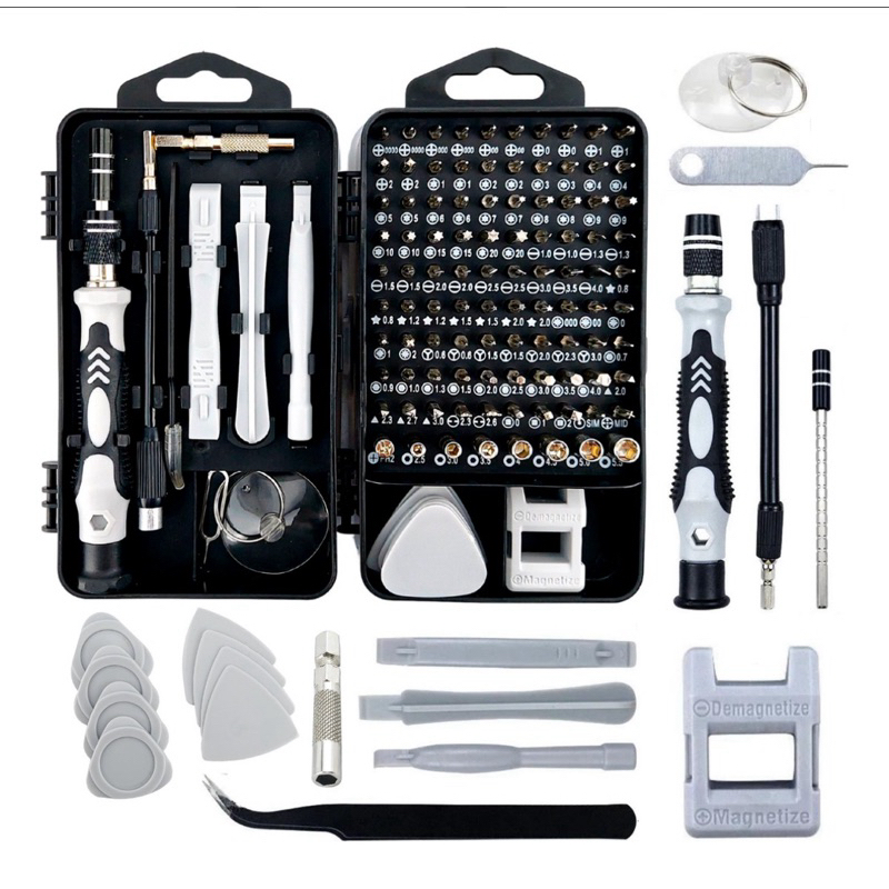 Kit Profissional de Precisão 117 em 1 para Reparo de Eletrônicos – MT-T117P