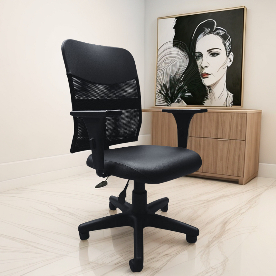 Cadeira de Escritório Ergonômica NR17 Confortável Office Executiva ...