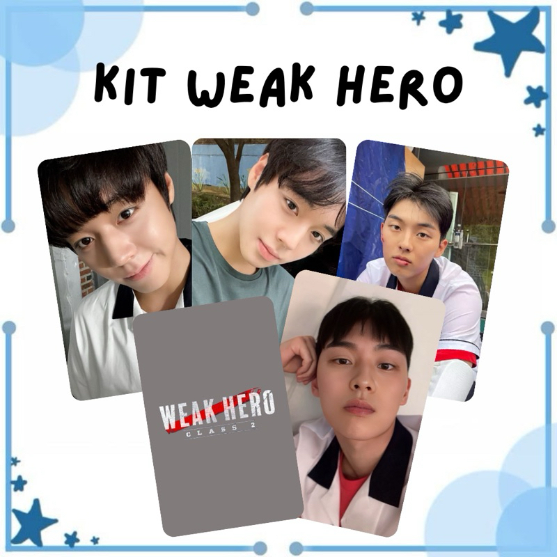 KIT weak hero 4 photocards com traseira | Shopee Brasil
