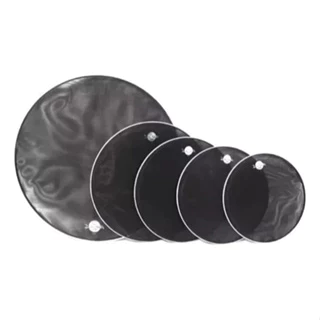 Kit Pele Muda Luen Silent Dudu Portes 12/14/16/22 Polegadas Kit Completo para Bateria Profissional