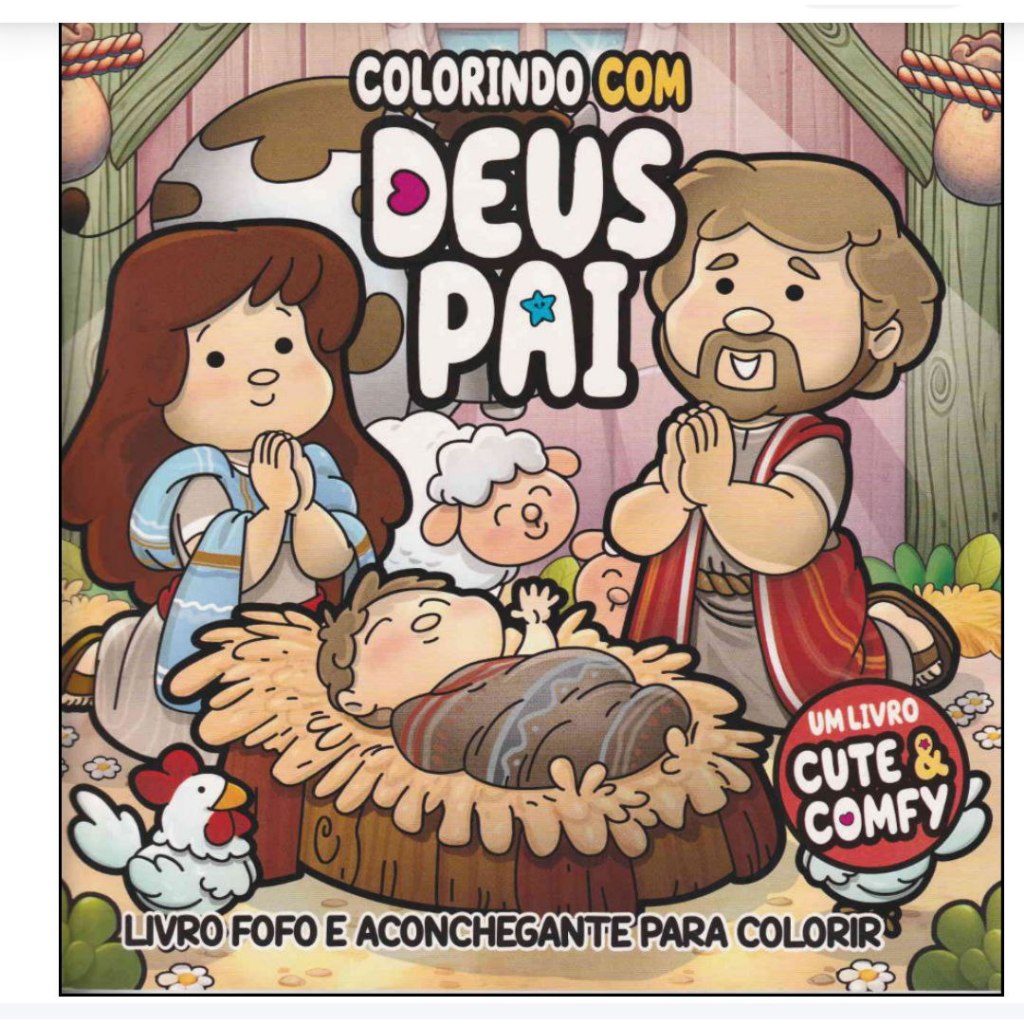 LIVRO COLORINDO COM DEUS PAI | Shopee Brasil