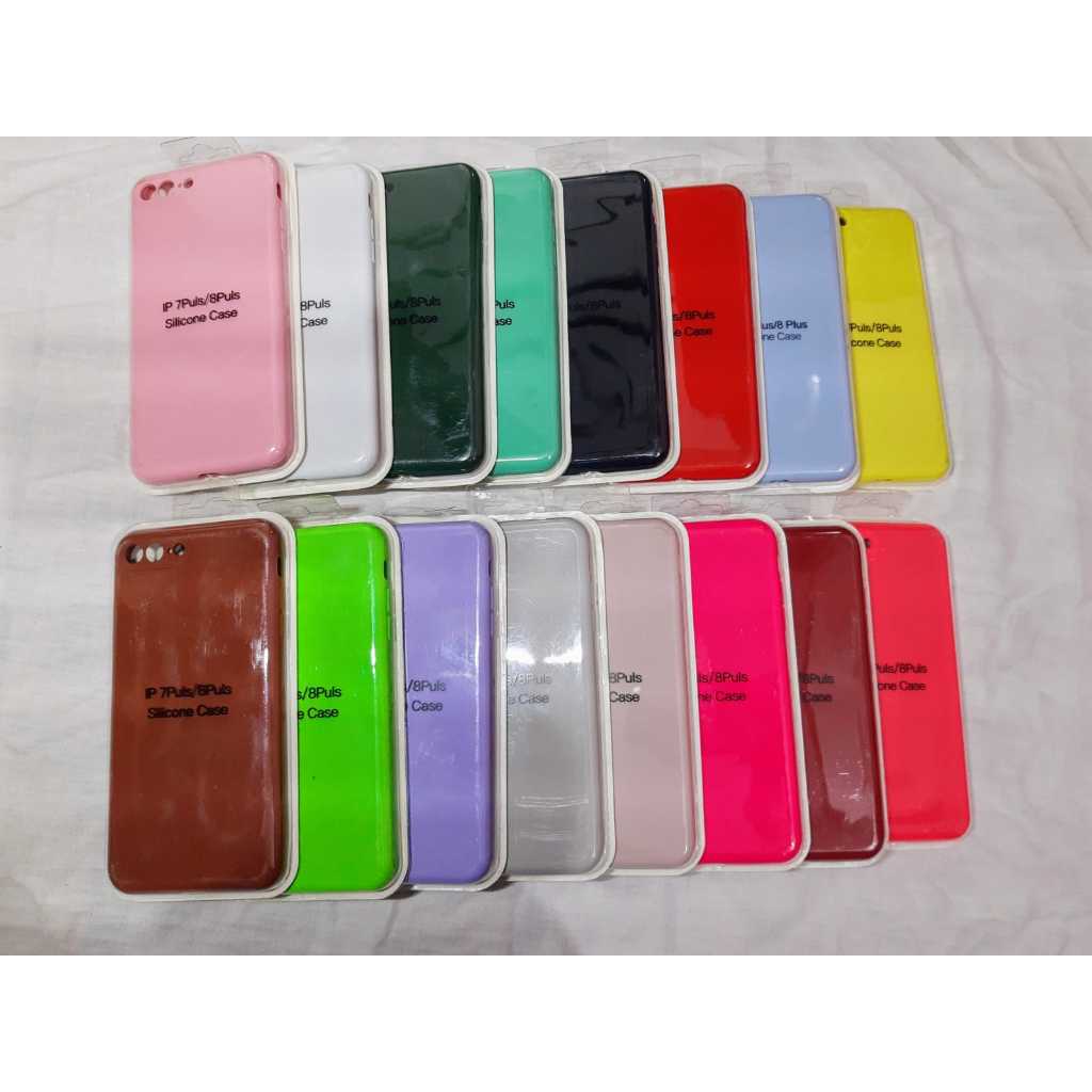 CAPINHA CASE SILICONE IPHONE 7 PLUS E 8 PLUS