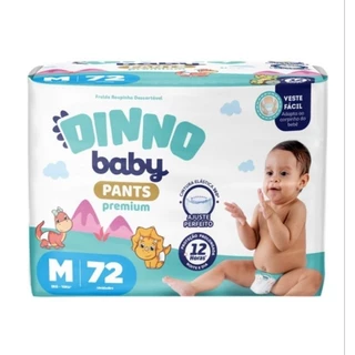 Kit 2 Fraldas Dinno Baby Premium Pants