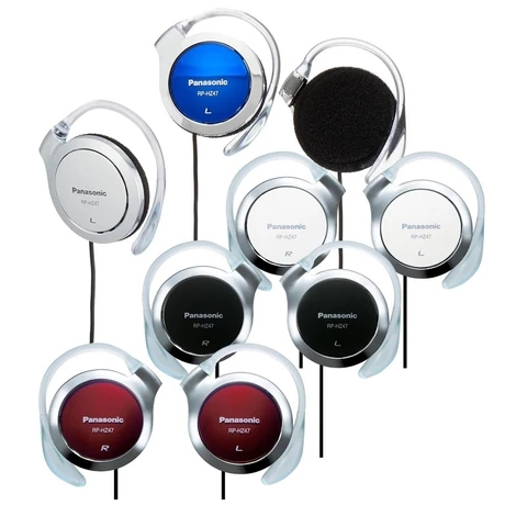 Fones de Ouvido com Presilha Panasonic Vermelho RP-HZ47 Japan
