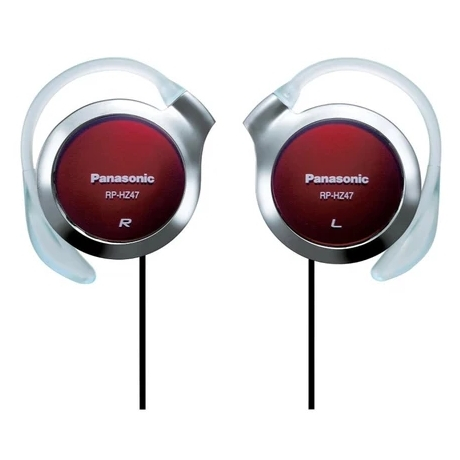 Fones de Ouvido com Presilha Panasonic Vermelho RP-HZ47 Japan