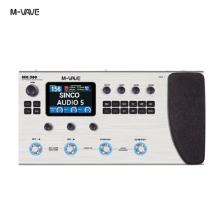 M-VAVE MK-300 Processador Multiefeitos para Guitarra | ANN Neural Modeling 120AMP/360FX | 10h 150s STEREO LOOPER128 Drum em Oferta na Shopee
