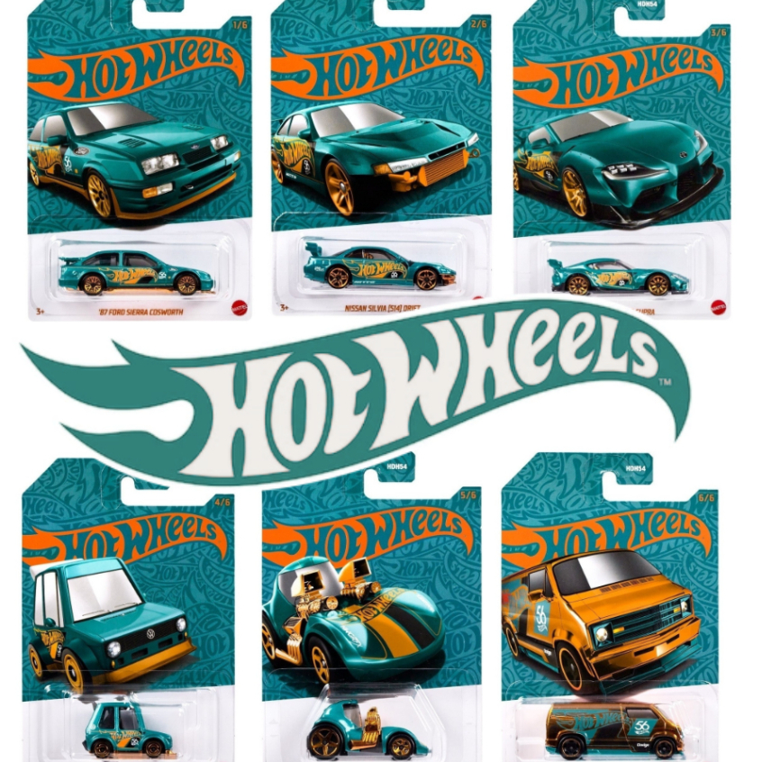 Hot Wheels Ed 56th 77 DODGE VAN CUSTOM/ NISSAN SILVIA S14 DRIFT/20