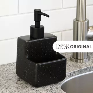 Porta Detergente 360ml Granilite C/ Suporte Esponja - Lyor