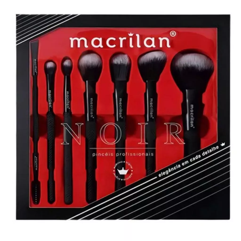 Kit 7 Pinceis Profissionais Mcrilan