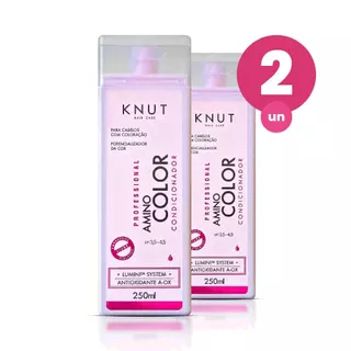 Kit 2 Condicionador Knut Amino Color 250ml em Oferta na Shopee