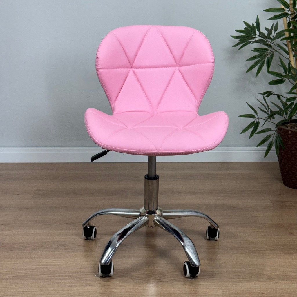 Cadeira Slim Eames Charles Eiffel Giratória Estofada