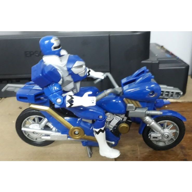 Figura de Ação - Power Rangers Lost Galaxy Blue Astro Cycle With Ranger ...