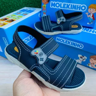 Papete Sandália Infantil Menino Molekinho Video-game Confortável Escola em Oferta na Shopee