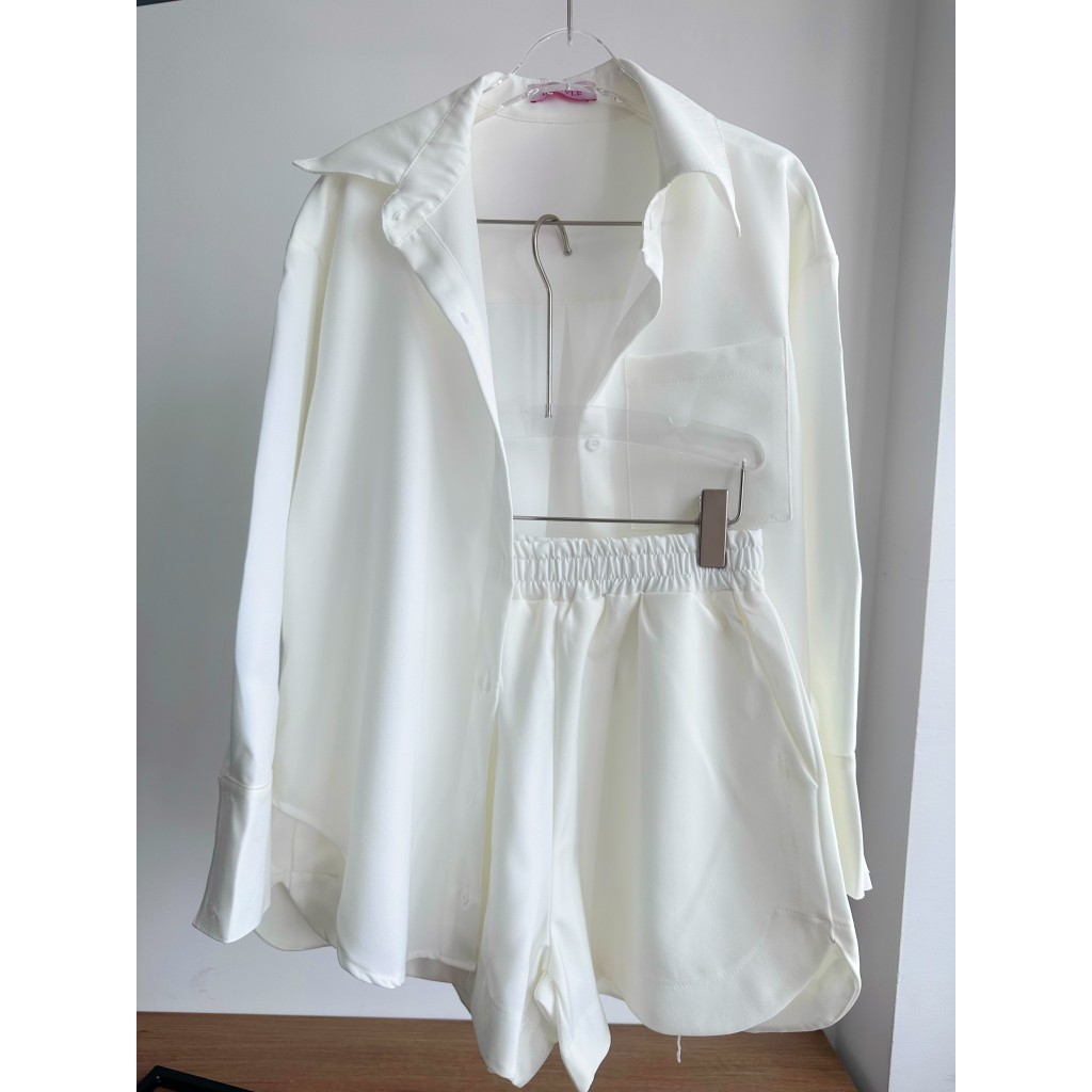 CONJUNTO FEMININA CAMISA E SHORT SP013