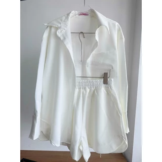 CONJUNTO FEMININA CAMISA E SHORT SP013