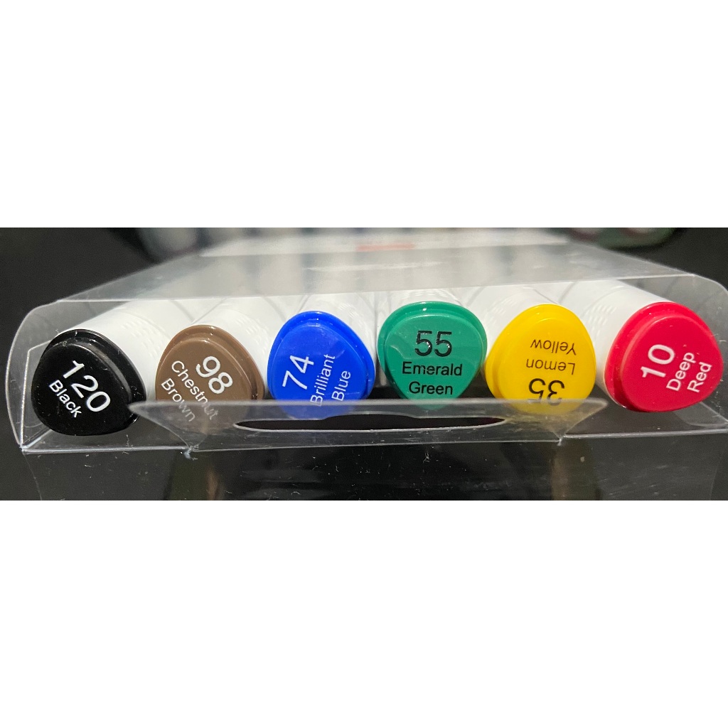 Marcador artístico Evoke dual marker estojo com 80 cores (ohuhu