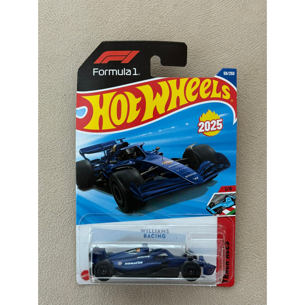 Hot Wheels Formula 1 2025 (Red Bull, Williams e Mercedes AMG