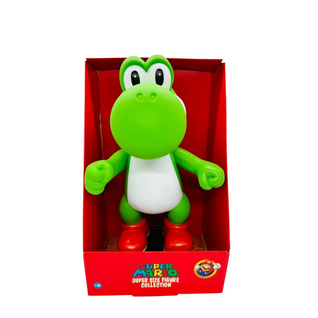 Boneco Yoshi Mario Bros Articulável 25cm Action Figure