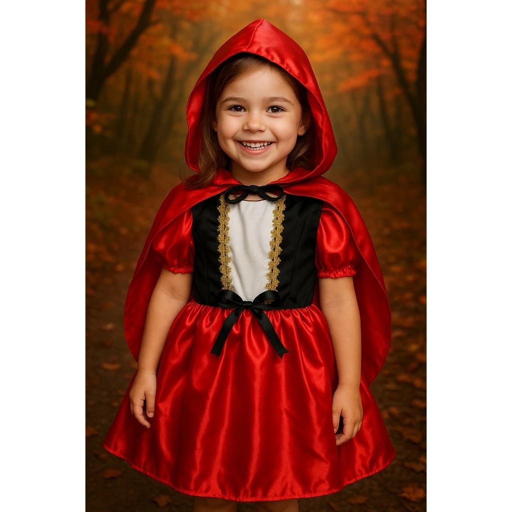 Fantasia Chapeuzinho Vermelho Infantil Menina | Shopee Brasil