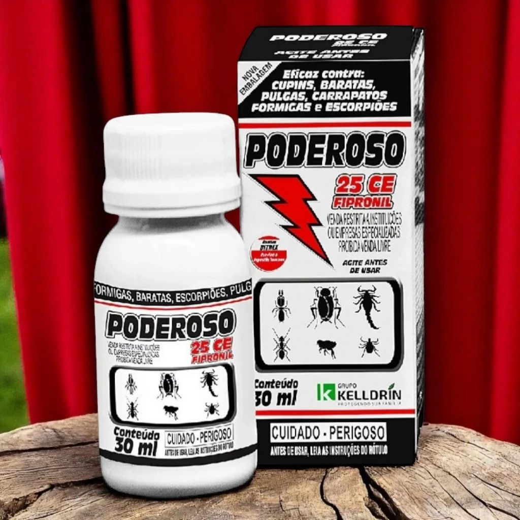 Poderoso 25CE 30ml para controle de pragas
