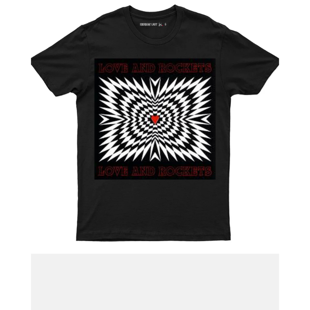 Camiseta LOVE AND ROCKETS - PETER MURPHY BAUHAUS GÓTICO EM DTF