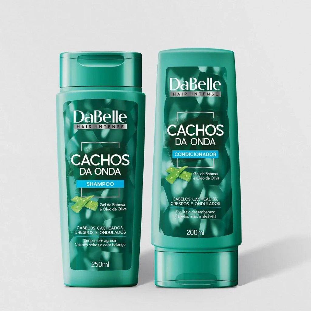 Kit DaBelle Hair Intense Cachos da Onda Shampoo 250ml + Condicionador ...