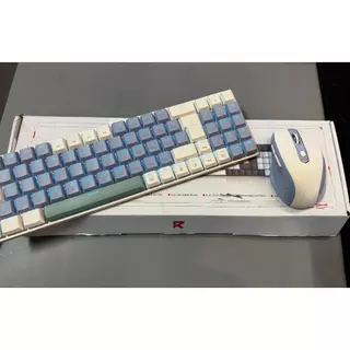 Kit Mouse e Teclado Mecânico Sem Fio Redragon BS-8772 (Recondicionado)