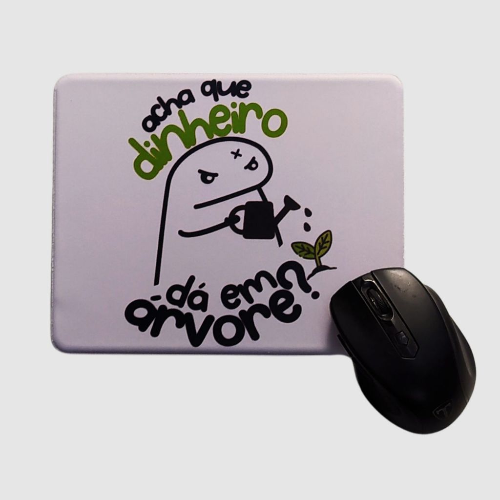 MousePad Meme Flork / Apoio para mouse - Presente Criativo Divertido Engraçado Frases