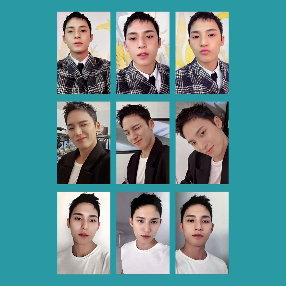 Photocard Seventeen Scan Fanmade Mingyu - Kit com 9 | Shopee Brasil