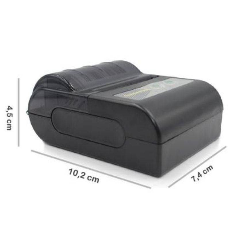Mini Impressora Portatil Bluetooth Termica 58mm Android Ios