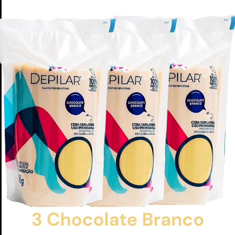 Kit Cera Quente Depilação Anestesica Elástica 100% Natural de