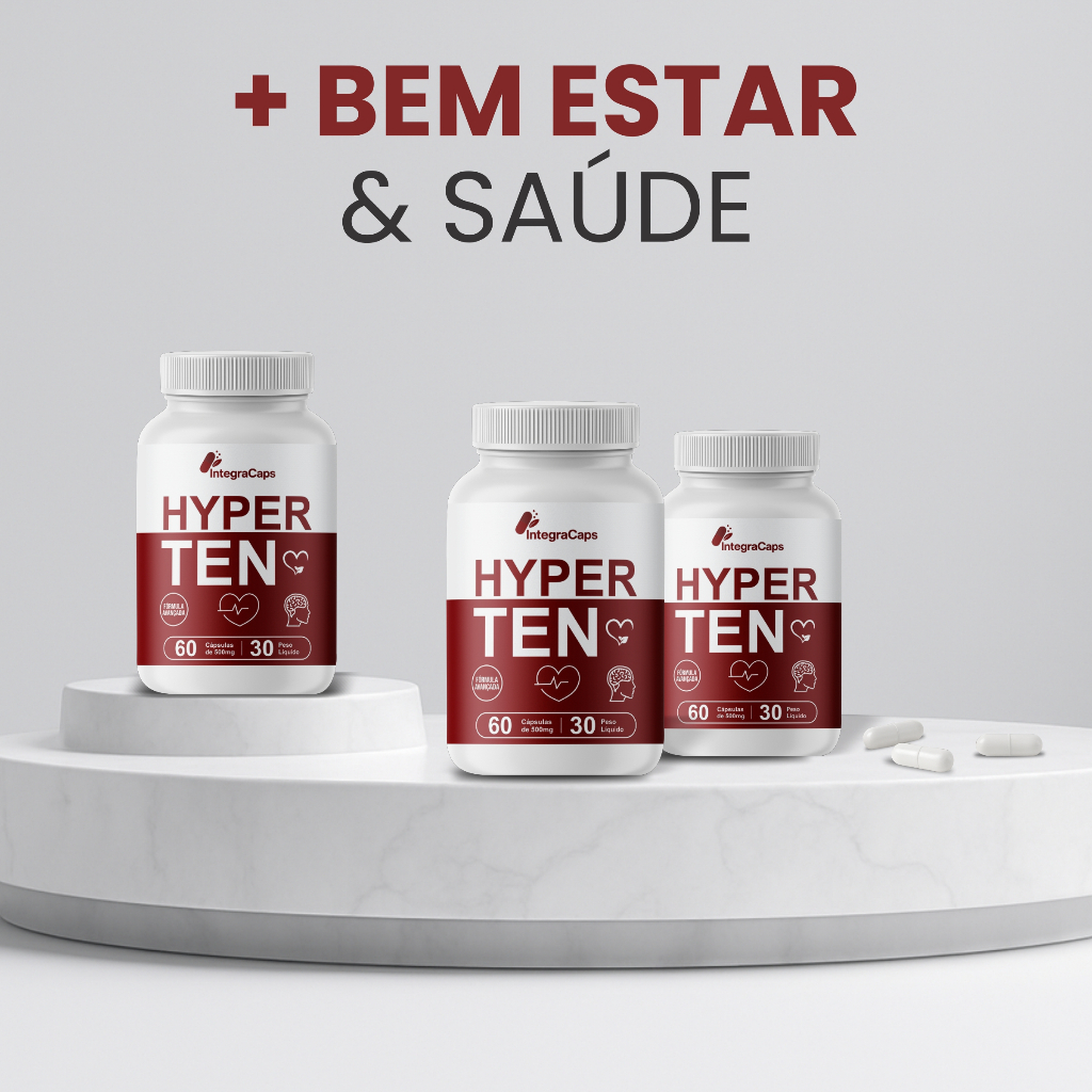 1x Hyperten Premium P/hipertensão - Hyper Ten 60 Cápsulas | Shopee Brasil