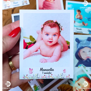Foto Imã Geladeira - Lembrancinha- Batizado- Formatura-Personalizado-Tamanho 7x9cm em Oferta na Shopee