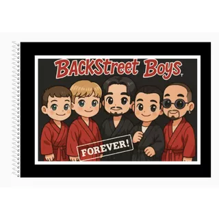 Backstreet boys Livro de Colorir | Edição Fofa e Divertida |  Tamanho A5 & A4 / 30 Páginas em Oferta na Shopee