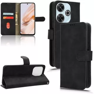 Capa Carteira Xiaomi Redmi 13 4G / 13X em Couro com Fecho Magnetico e Porta Cartão Capinha Case
