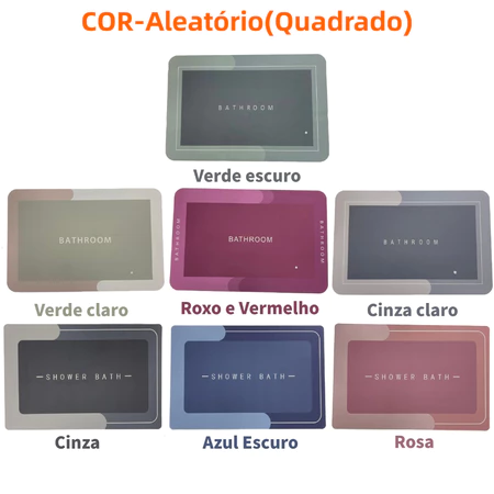 Tapete banheiro super antiderrapante absorvente de secagem rápida para banheiro/cozinha