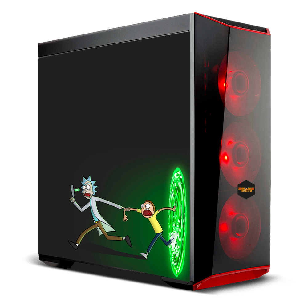 Adesivo Skin Pelicula Gabinete Computador Rick And Morty [ 24 ] Serie ...