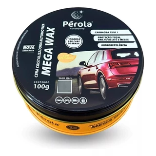 Cera Cristalizadora Carnaúba Mega Wax Pérola 100g