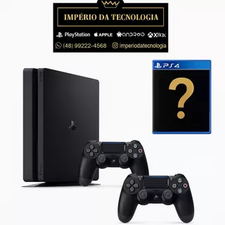Console 4 Slim 500GB ou 1TB Com 1 Jogo Brinde
