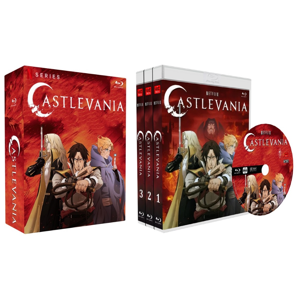 Blu-ray box anime Castlevania (Netflix) - Edição completa em bluray ...