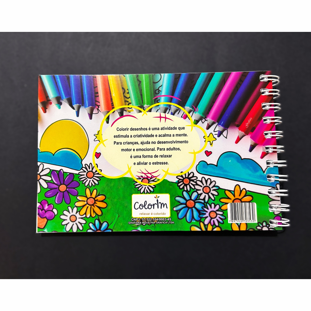 Livro Com 35 Desenhos Para Colorir E Pintar Tipo Bobbie Goods Colorim ...
