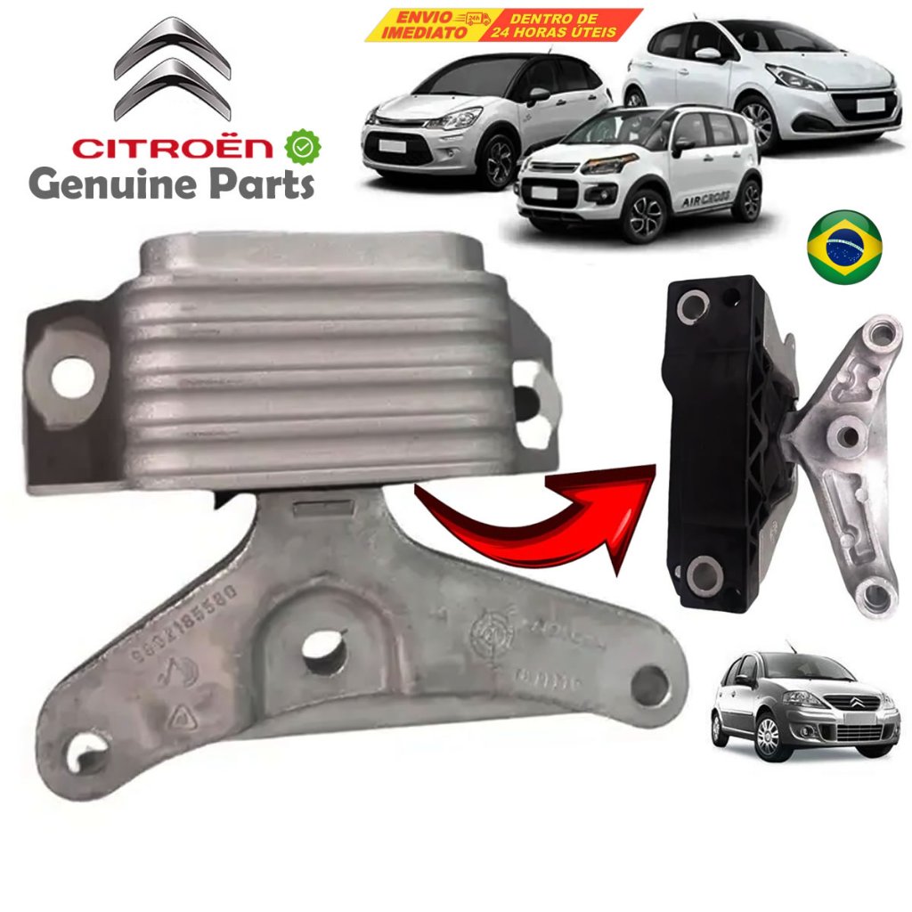 Coxim Do Motor Lado Direito Citroen C3 1.4 1.5 AirCross 208 Original ...