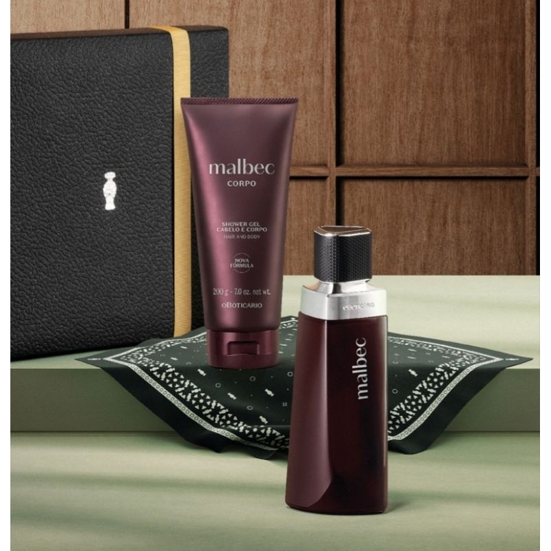 Kit malbec- O boticário Kit Malbec Clássico O Boticário 100ml masculino | Shopee Brasil